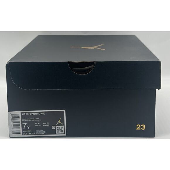 NEW Nike Air Jordan 1 Mid Purple Mocha DQ8423-215 Youth Size 7Y Women’s Size 8.5 - Picture 7 of 7